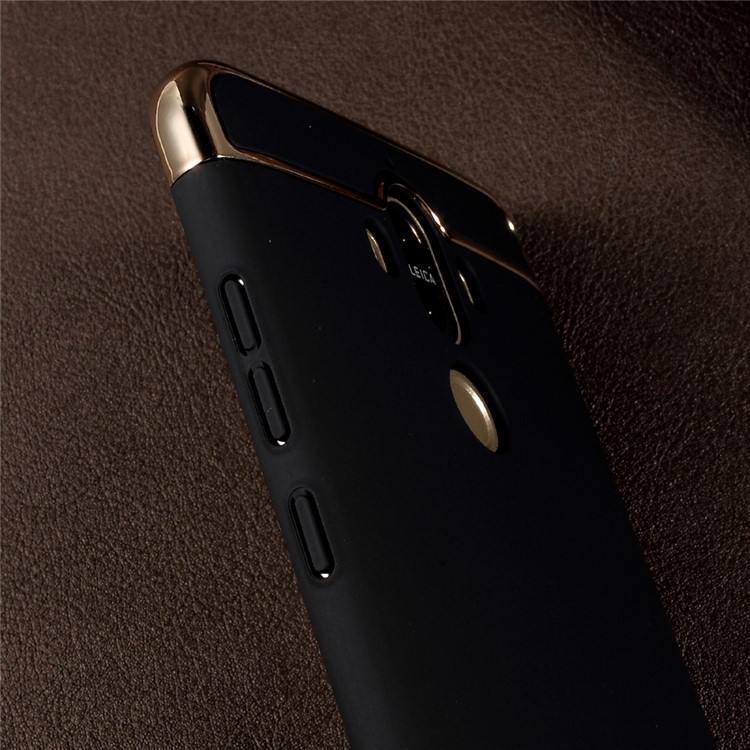 Detachable Rubberized Hard Case with Plated Frames for Huawei Mate 9 - Black-6