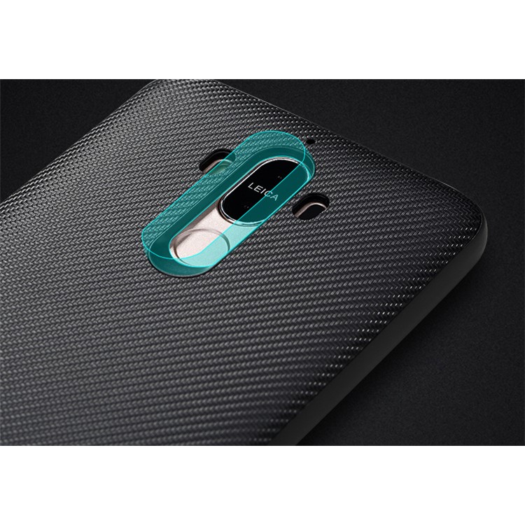 ROCK Origin Series PU Leather Coated Carbon Fiber Texture PC TPU Combo Case for Huawei Mate 9 - Black-2