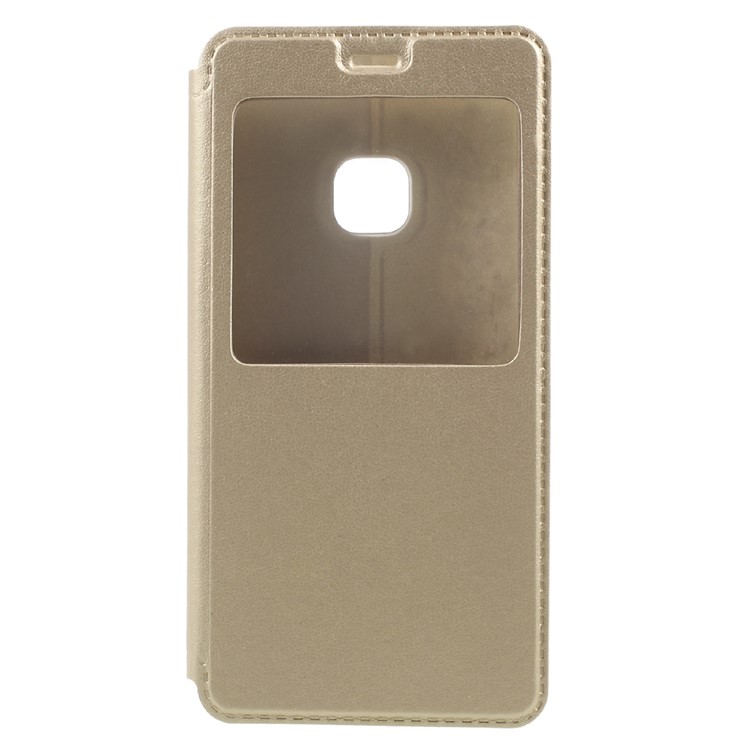 Folio PU Leather Stand Protective Phone Shell for Huawei P10 Lite - Gold-1