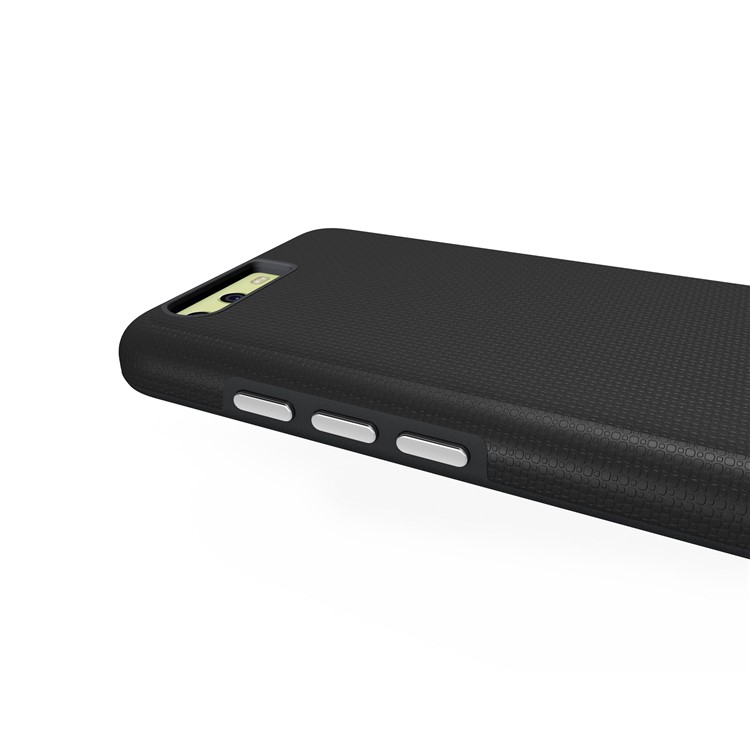 For Huawei P10 Anti-skid Hybrid PC + TPU Armor Phone Case - Black-12