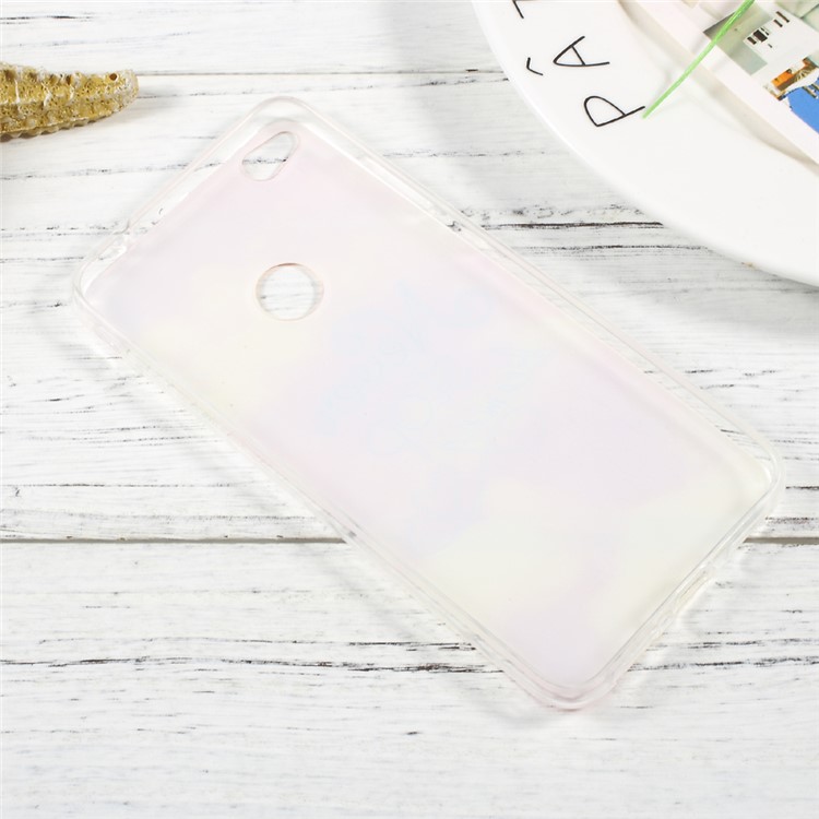 Patterned IMD Soft TPU Gel Phone Case for Huawei P8 Lite (2017)/Honor 8 Lite - Cloud and Quote-6