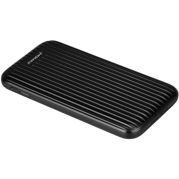 Momax iPower Go Thin 10000mAh Portable Dual USB 2.4A Power Bank - Black-12