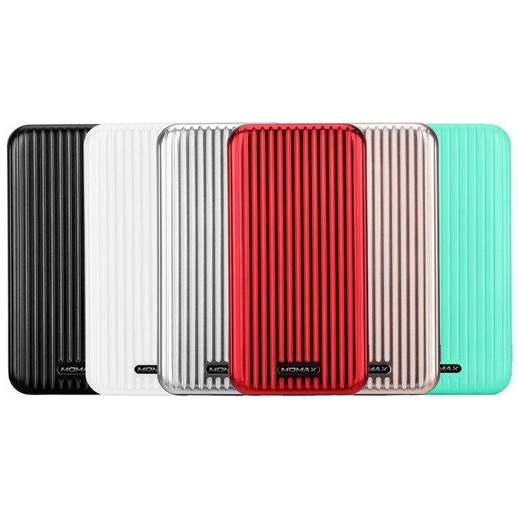 Momax iPower Go Thin 10000mAh Portable Dual USB 2.4A Power Bank - Black-14