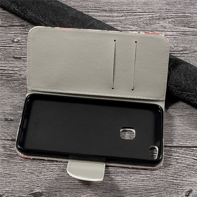 Printing Pattern Wallet Leather Cover for Huawei P10 Lite - London Elements-5