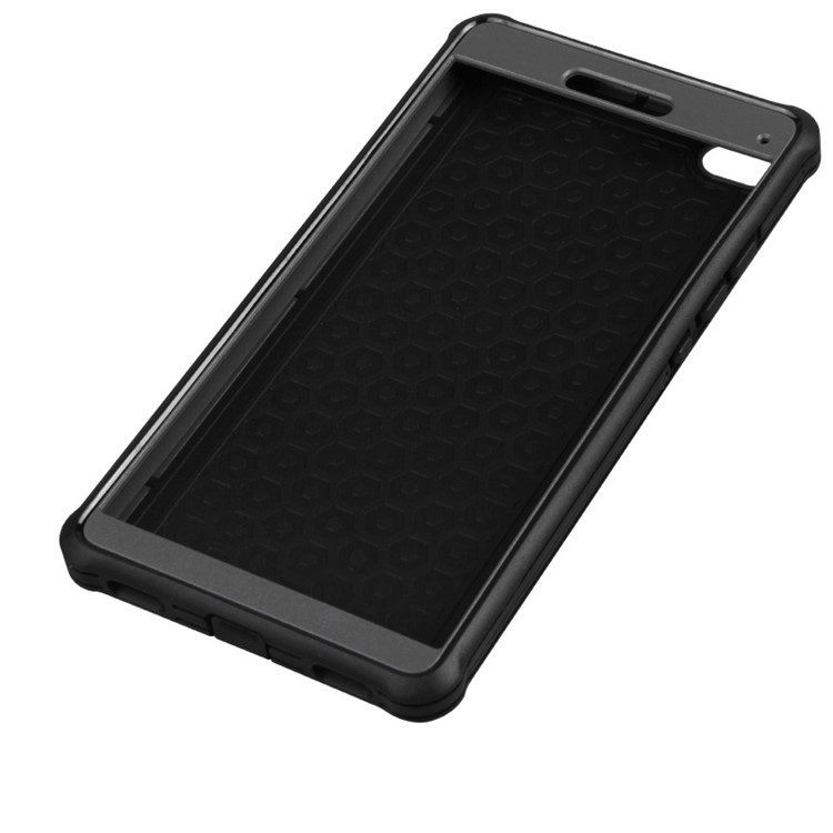 BOW 360 Degree Wrapped Drop-proof Silicone Case for Huawei Ascend P8 - Black-3
