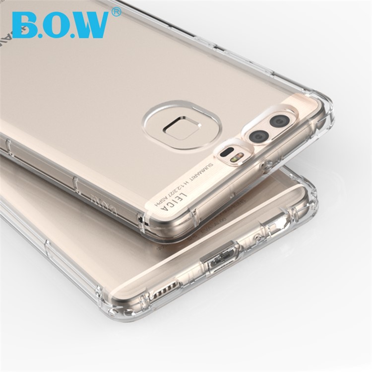 BOW Drop-Proof Clear Soft TPU Case for Huawei P9-3