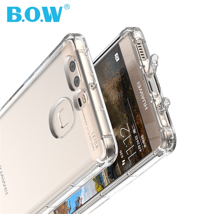 BOW Drop-Proof Clear Soft TPU Case for Huawei P9-6