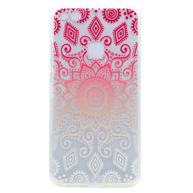 Pattern Printing Soft TPU Back Case for Huawei P10 Lite - Mandala-1