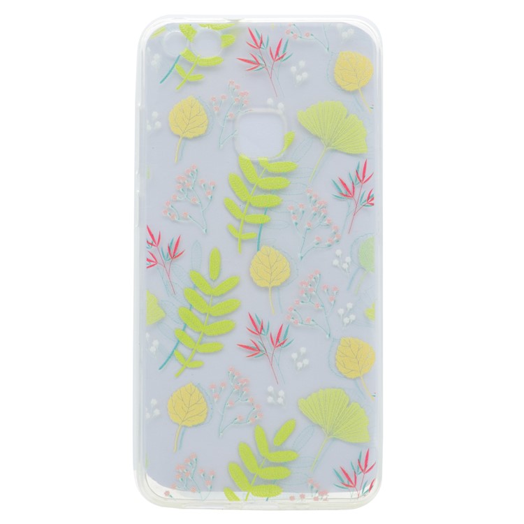 Printing Pattern TPU Gel Case Cover for Huawei P10 Lite - Plants-1