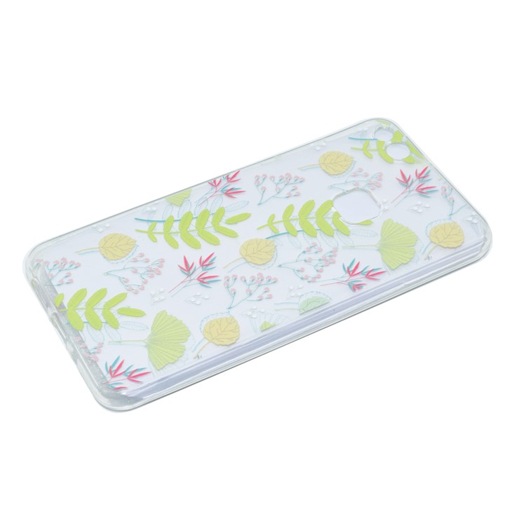 Printing Pattern TPU Gel Case Cover for Huawei P10 Lite - Plants-2