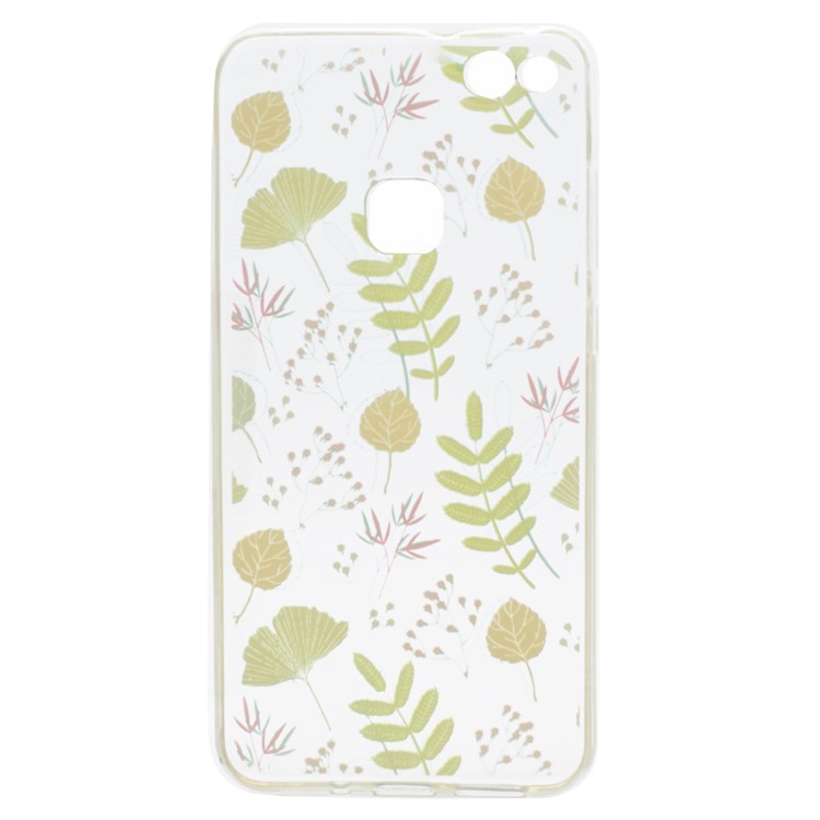 Printing Pattern TPU Gel Case Cover for Huawei P10 Lite - Plants-4