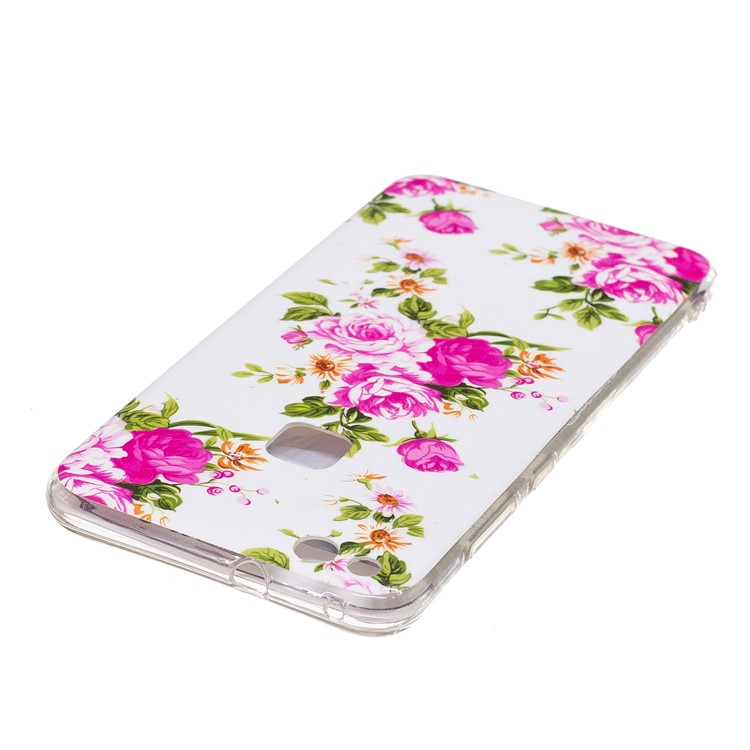 Noctilucent IMD Soft TPU Case for Huawei P10 Lite - Blooming Peonies-4