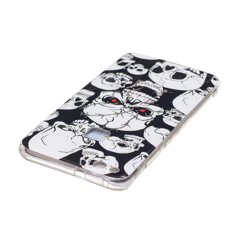 Noctilucent IMD Soft TPU Protective Case for Huawei P10 Lite - Skulls-4