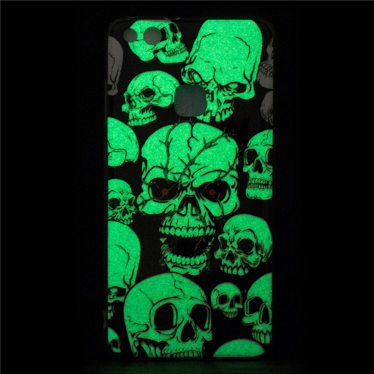 Noctilucent IMD Soft TPU Protective Case for Huawei P10 Lite - Skulls-5