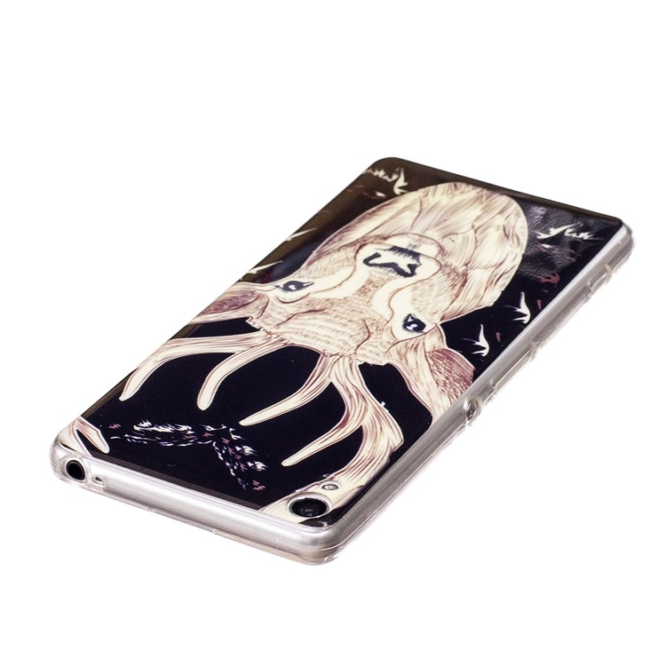 Noctilucent IMD Soft TPU Mobile Phone Case for Huawei P10 - Elk-4