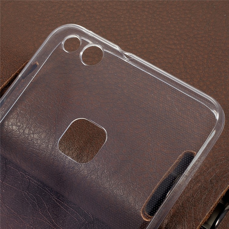 Ultrathin 0.6mm TPU Cell Phone Case for Huawei P10 Lite - Transparent-4