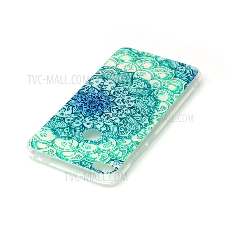 Pattern Printing TPU Case for Huawei P8 Lite (2017) / Honor 8 Lite - Henna Lotus-3