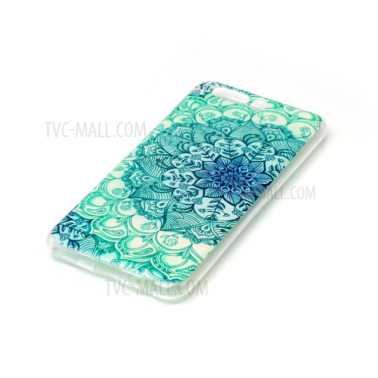 Pattern Printing TPU Flexible Case for Huawei P10 - Henna Lotus-2