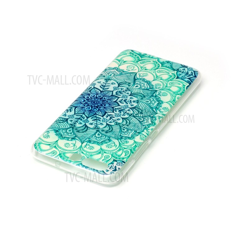 Pattern Printing TPU Flexible Case for Huawei P10 - Henna Lotus-3