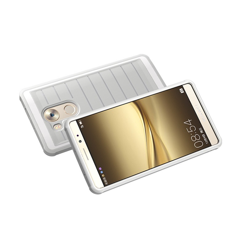 BOW Wrapped Snap-on Drop-proof TPU Case for Huawei Mate 8 / Ascend Mate8 - Grey-1