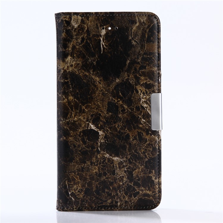 Marble Pattern Stand Leather Wallet Case Accessory for Huawei Honor 8 Pro / Honor V9 - Black-1