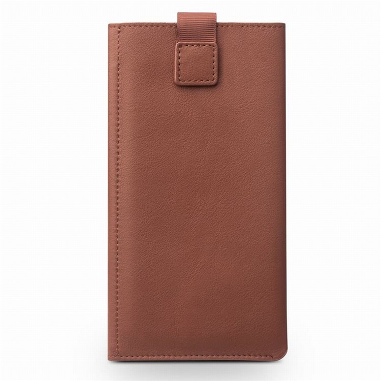 QIALINO Genuine Leather wallet Protective Pouch Case for Huaiwei P10 Plus - Brown-3