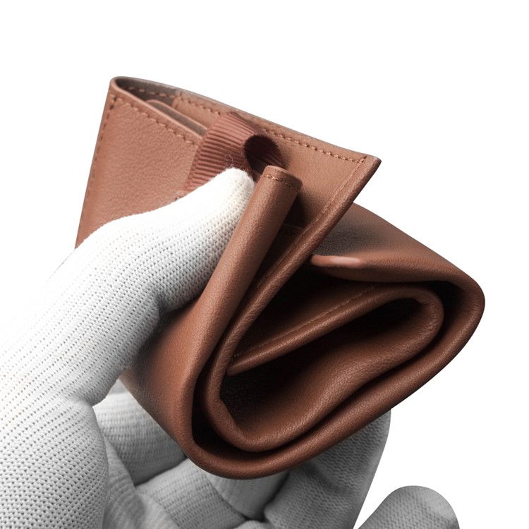 QIALINO Genuine Leather wallet Protective Pouch Case for Huaiwei P10 Plus - Brown-4