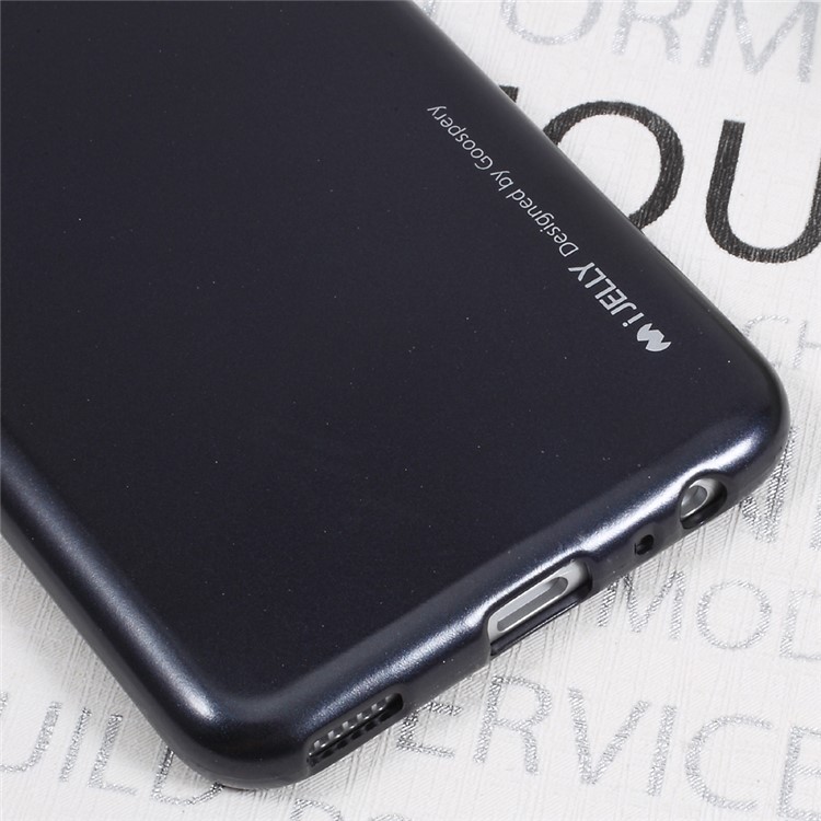 MERCURY GOOSPERY i JELLY Metallic TPU Case Cover for Huawei P10 Plus - Black-5