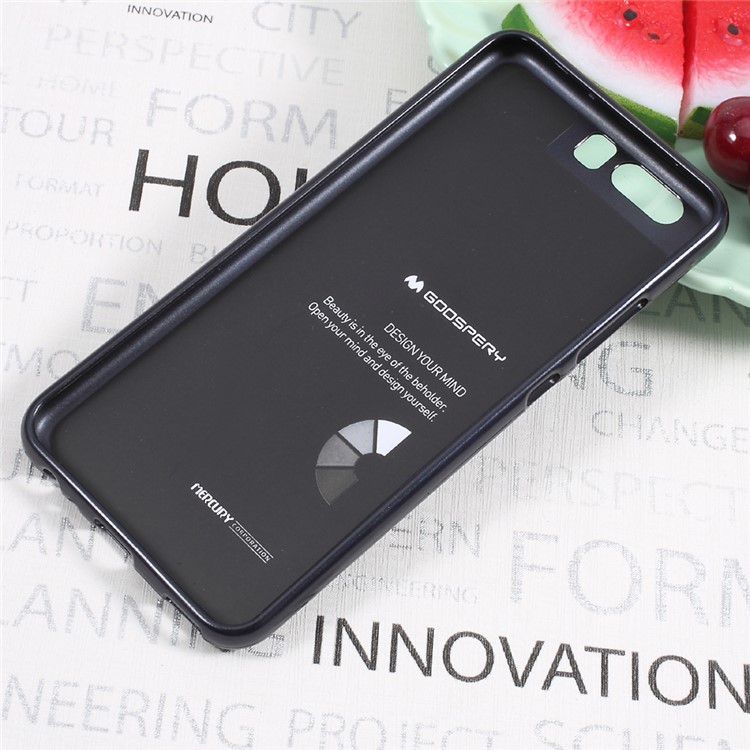 MERCURY GOOSPERY i JELLY Metallic TPU Case Cover for Huawei P10 Plus - Black-6