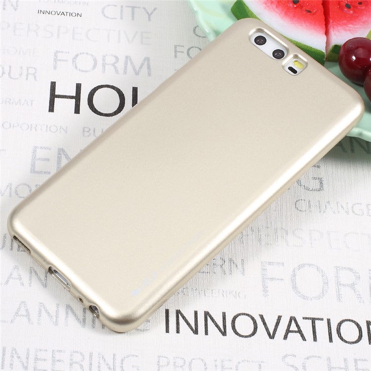 MERCURY GOOSPERY i JELLY Metallic TPU Mobile Shell for Huawei P10 Plus - Gold-1