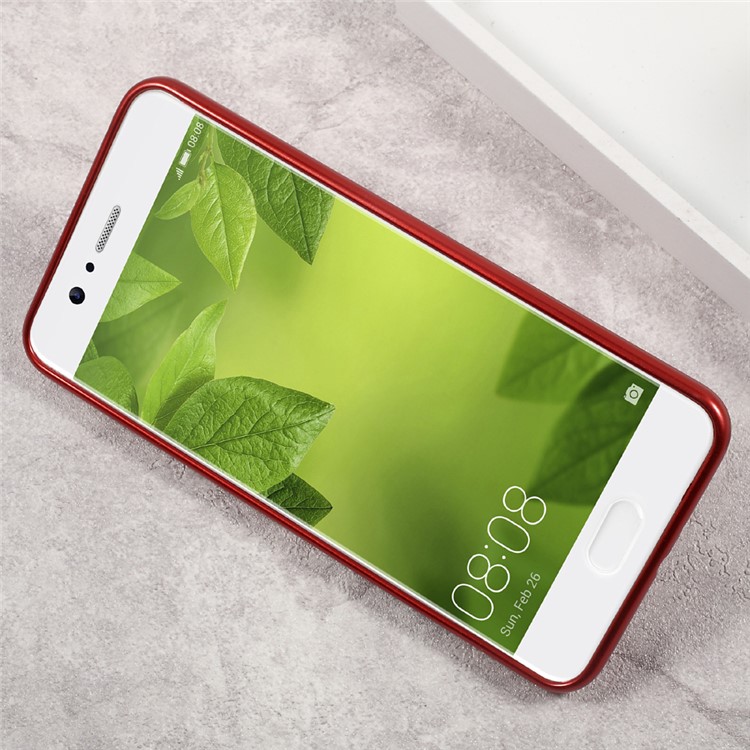 MERCURY GOOSPERY for Huawei P10 Plus Finger Ring Kickstand TPU Phone Cover - Red-5