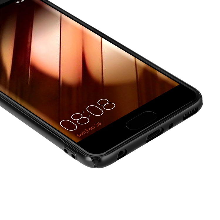 MOMAX Plating Matte Metallic PC Phone Shell for Huawei P10 Plus - Black-9