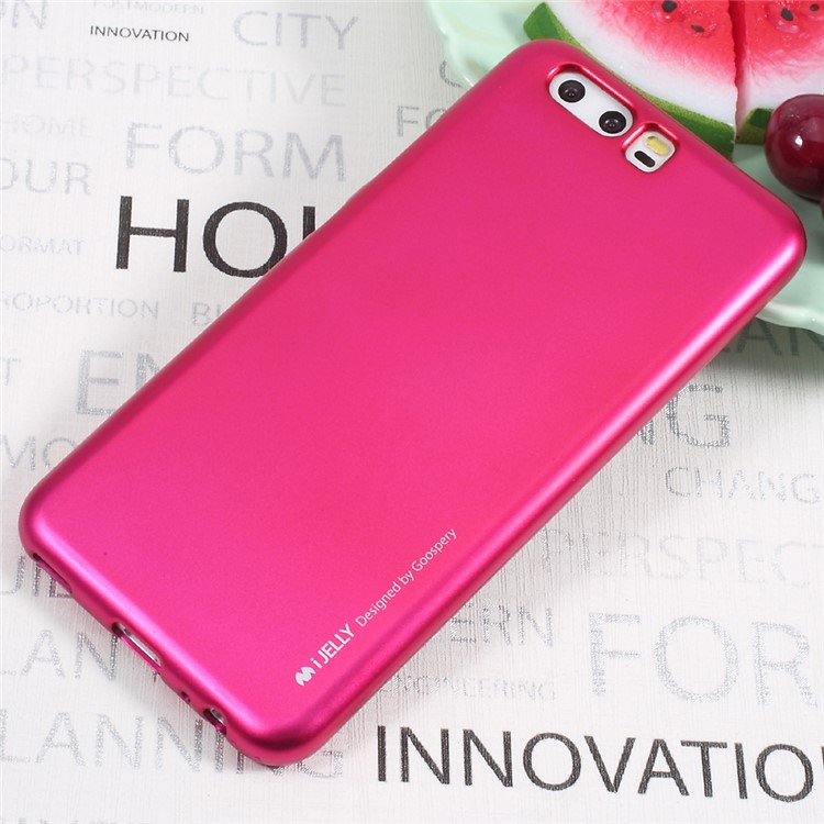MERCURY GOOSPERY i JELLY Metallic TPU Back Shell for Huawei P10 - Rose-1