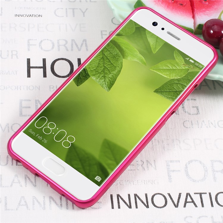 MERCURY GOOSPERY i JELLY Metallic TPU Back Shell for Huawei P10 - Rose-2
