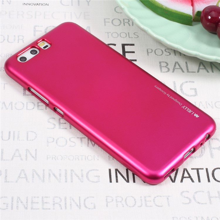 MERCURY GOOSPERY i JELLY Metallic TPU Back Shell for Huawei P10 - Rose-3