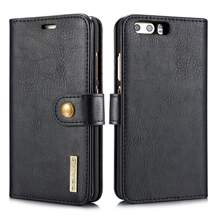 DG.MING for Huawei P10 Movable Inner Shell + Split Leather Wallet Case - Black-3