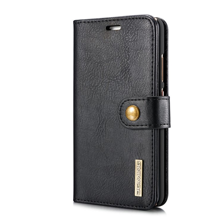 DG.MING for Huawei P10 Movable Inner Shell + Split Leather Wallet Case - Black-4