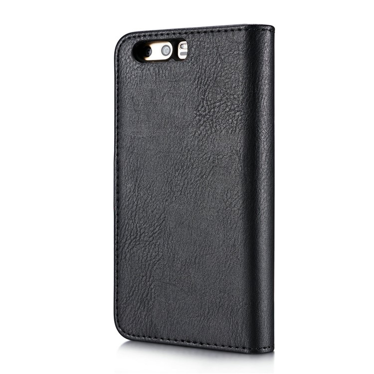 DG.MING for Huawei P10 Movable Inner Shell + Split Leather Wallet Case - Black-5