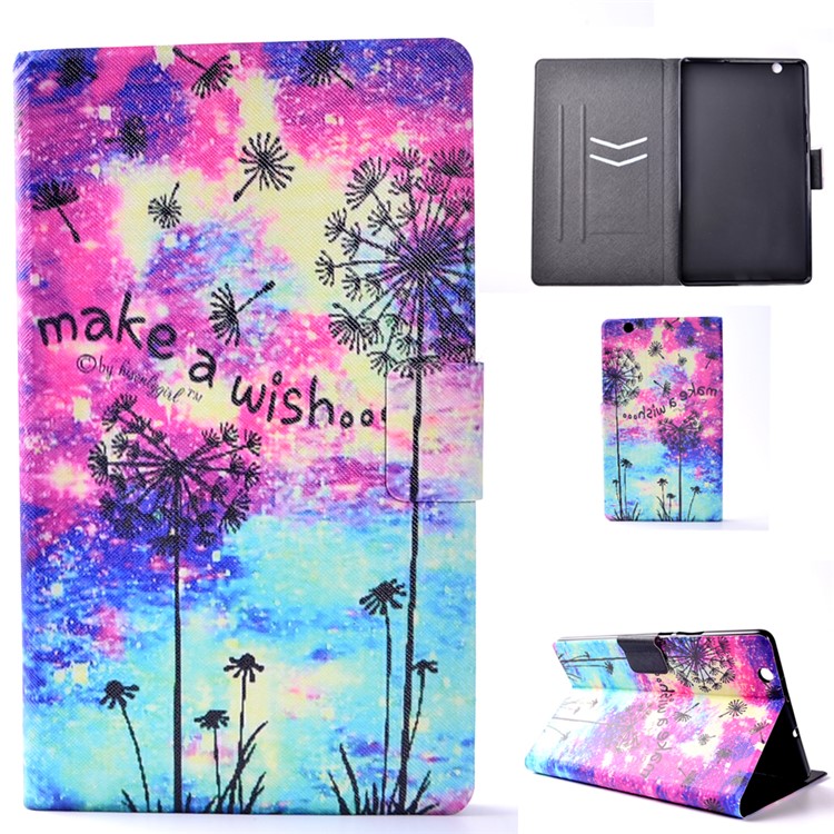 For Huawei MediaPad M3 8.4 Patterned Card Slots Stand Case Accessory - Dandelion-1