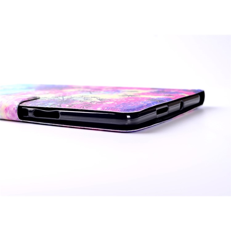For Huawei MediaPad M3 8.4 Patterned Card Slots Stand Case Accessory - Dandelion-5