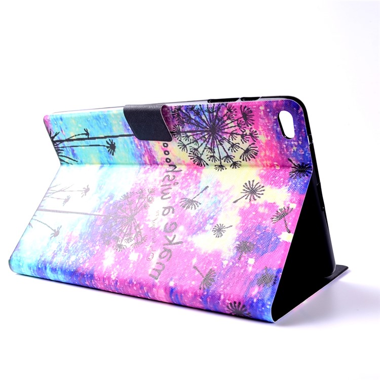 For Huawei MediaPad M2 Lite 10.1 Pattern Printing Card Slots Leather Stand Case Accessory - Dandelion-13