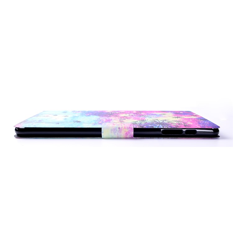 For Huawei MediaPad M2 Lite 10.1 Pattern Printing Card Slots Leather Stand Case Accessory - Dandelion-4
