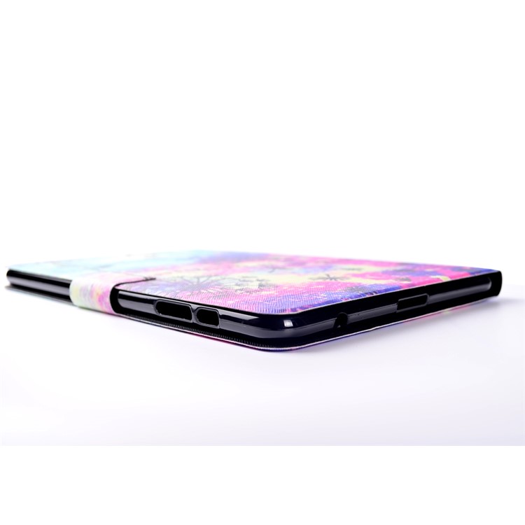For Huawei MediaPad M2 Lite 10.1 Pattern Printing Card Slots Leather Stand Case Accessory - Dandelion-5