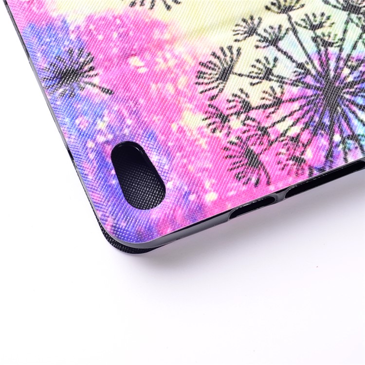 For Huawei MediaPad M2 Lite 10.1 Pattern Printing Card Slots Leather Stand Case Accessory - Dandelion-6