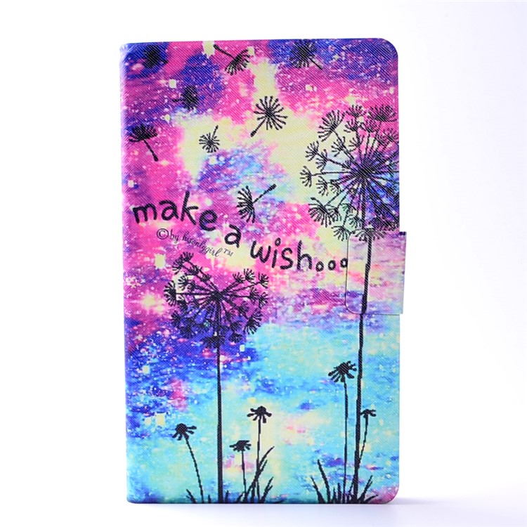 For Huawei MediaPad M2 8.0 Patterned Card Slots Leather Stand Case Accessory - Dandelion-2