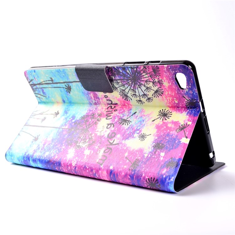 For Huawei MediaPad M2 8.0 Patterned Card Slots Leather Stand Case Accessory - Dandelion-9