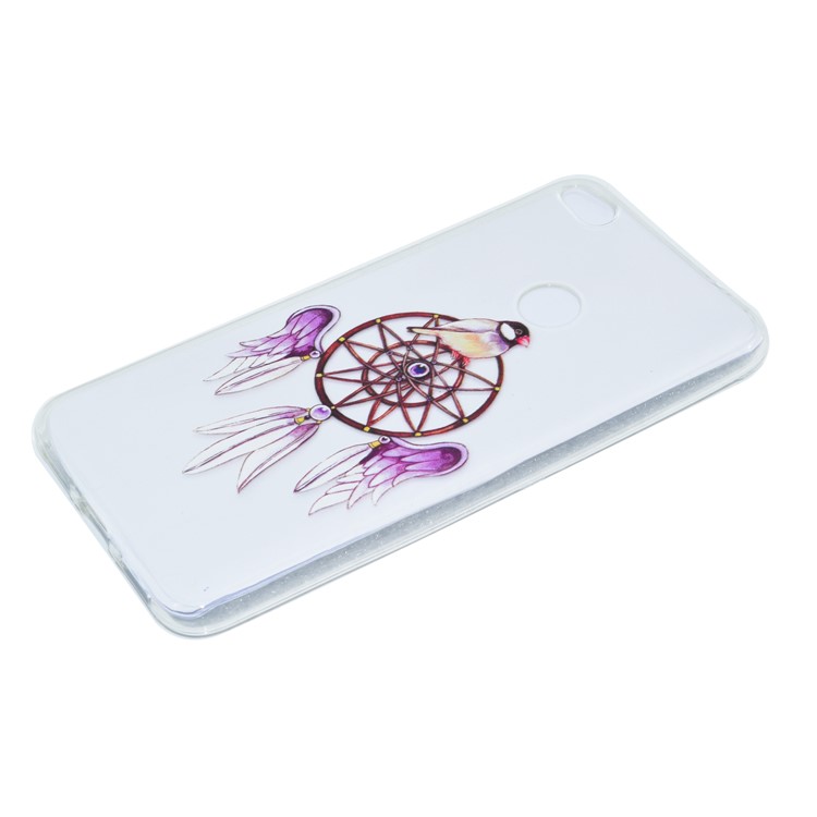 Pattern Printing Soft TPU Case for Huawei P8 Lite (2017) / Honor 8 Lite - Bird and Dream Catcher-2