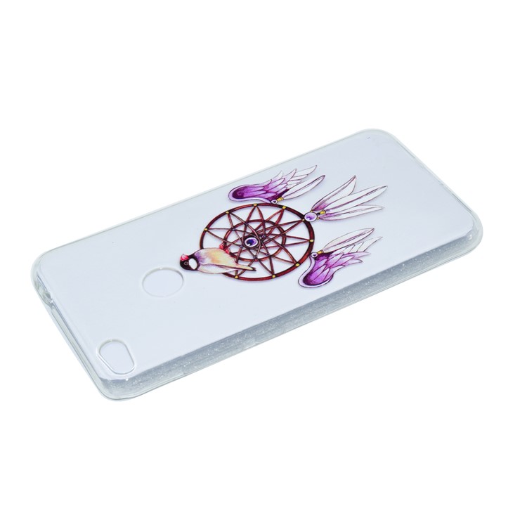 Pattern Printing Soft TPU Case for Huawei P8 Lite (2017) / Honor 8 Lite - Bird and Dream Catcher-3