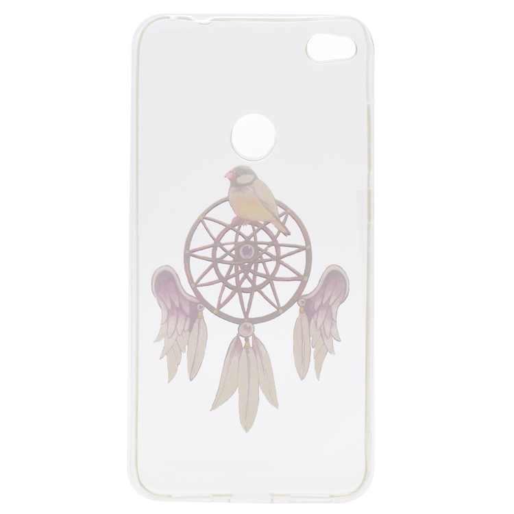 Pattern Printing Soft TPU Case for Huawei P8 Lite (2017) / Honor 8 Lite - Bird and Dream Catcher-4