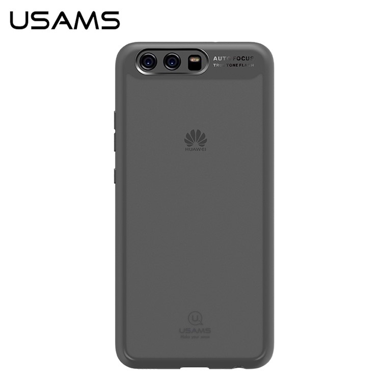 USAMS Mant Series Clear PC + Soft TPU Phone Case for Huawei P10 Plus - Black-2